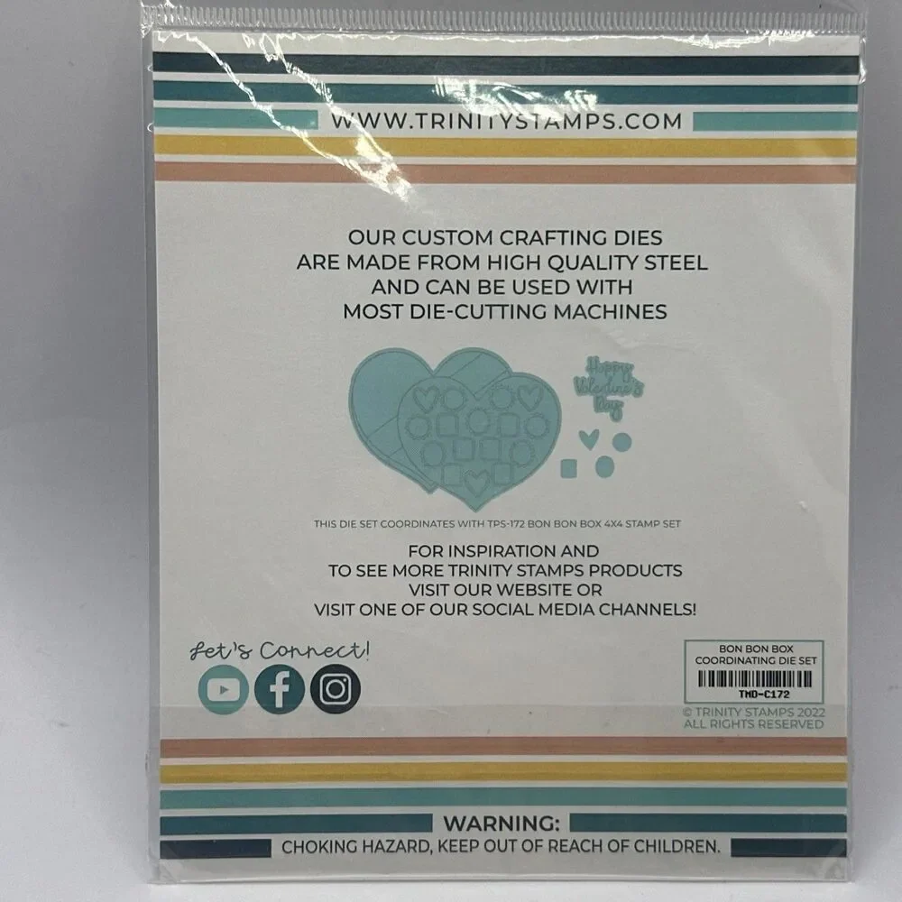 Trinity Stamps - Dies Coordinates with BON BON Box  Dies only